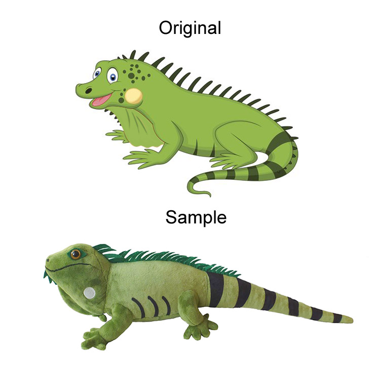 Encantador y Acogedor juguetes de iguana para el Deleite y la