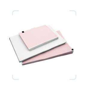 Papel Térmico para Electrocardiograma <span class=keywords><strong>CTG</strong></span> de 90 mm x 90 mm x 200 Hojas, Papel para Electrocardiograma AT-1 para Máquina GE MAC--<span class=keywords><strong>500</strong></span>, Rollo de Papel para Electrocardiograma - Product Image 2