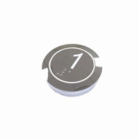 Fournisseur chinois de boutons poussoirs d'ascenseur, pièces détachées en acier inoxydable DC12V/24V pour villa, hôtel, appartement