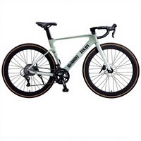 Vélo de route en alliage d'aluminium 700C 16 vitesses avec freins à disque, pédales ordinaires, sans amortisseur arrière, capacité de charge de 250 kg
