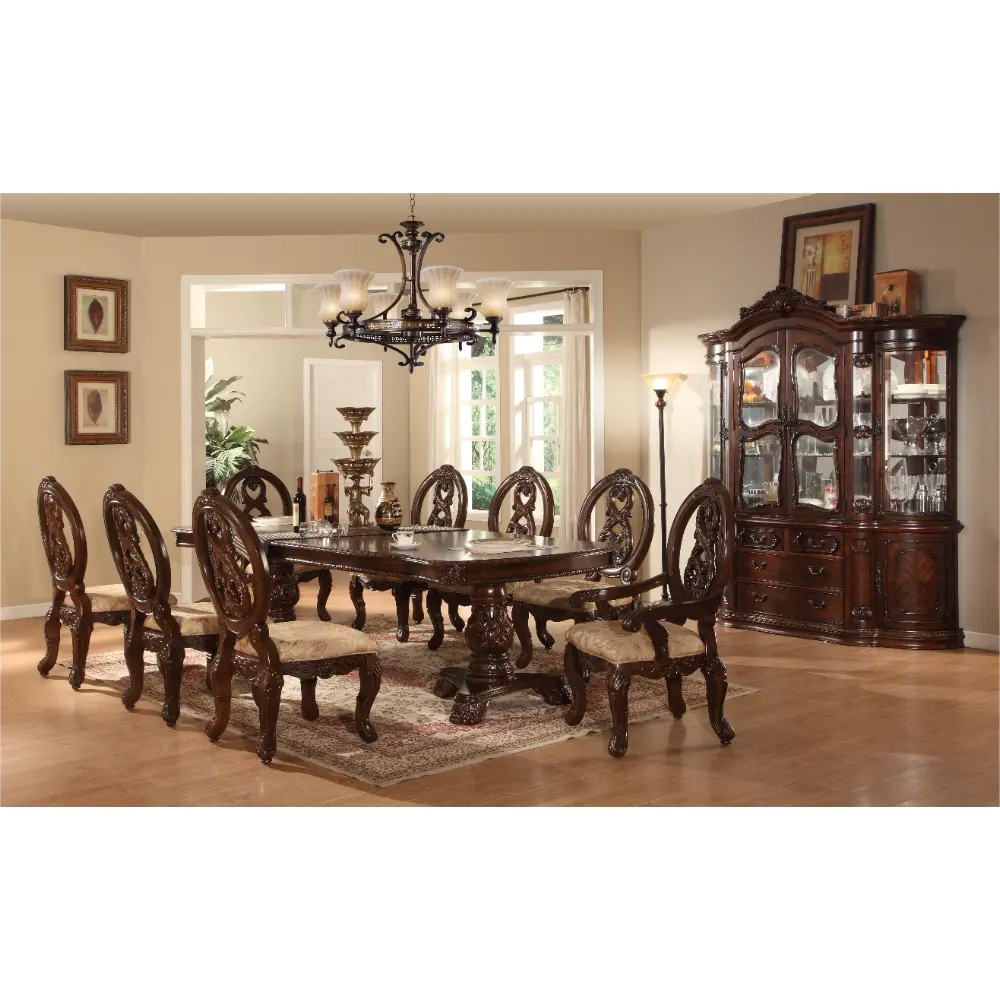 Goodwin Popular High Quality Dining Room Furniture Luxury Wooden Dining Table Set WA187