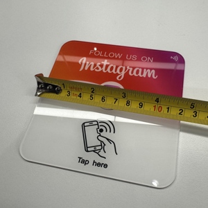 Tarjeta Inteligente NFC para Compartir en Redes Sociales, Tarjeta Inteligente Acrílica Personalizada para Instagram y <span class=keywords><strong>Facebook</strong></span> al por Mayor, Compartir Contactos al Instante - Product Image 4