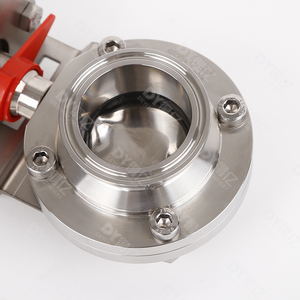 Interrupteur intelligent en acier inoxydable 304 à installation rapide, à simple action, avec tête intelligente DY-BV12508, commande manuelle, type papillon - Product Image 6