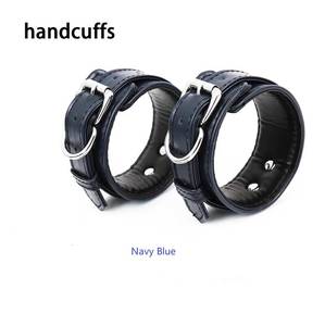 Kit BDSM de Bondage con Cinturón Ajustable, Grilletes para Muslos y Muñecas, Restricciones de Cuero Grueso, Artículos Sexuales - Product Image 4
