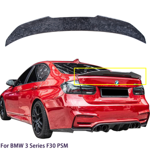 สปอยเลอร์หลังคาร์บอนไฟเบอร์ทรง PSM สำหรับรถซีรีย์ 3 F30/M3 F80 รุ่นซีดาน ปี 2011-2019 - Product Image 1