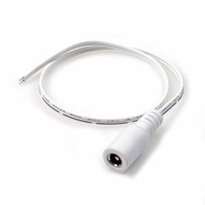 DC 5.5*2.1mm Jack Female untuk membuka kawat Ujung 2 <span class=keywords><strong>Core</strong></span> 5521 <span class=keywords><strong>Plug</strong></span> ekstensi 12v DC Power kabel Pigtail - Product Image 5