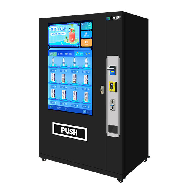 IMT 43-inch Touch Screen Cookie Vending Machine Coin Operated Vending Machine for Foods and Drinks