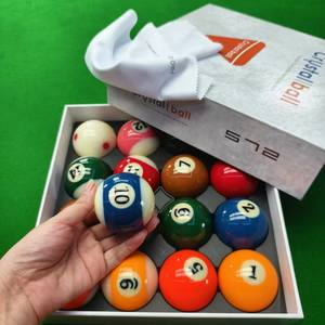 Juego de 16 Bolas de Billar de Resina, Estilo Americano - Product Image 1