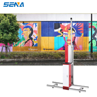 Machine d'impression murale 3D 5D Photo Encre Uv Impression sans absorption d'eau Laser parfait Imprimante murale automatique haute résolution