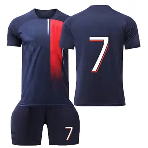 24-25 Football Jersey Set For Men's Competition Training Children's And Adult Sports Short Sleeved Quick Drying