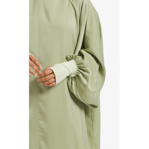 Vêtement traditionnel blanc pour femmes musulmanes, vêtement de prière pour Ramadan dubaï, vente en gros - Product Image 4