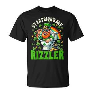 Camiseta Rizzler del Día de San Patricio, camiseta divertida para niños - Product Image 1