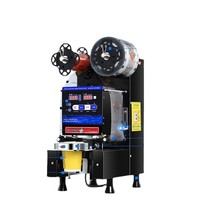 Machine à sceller électrique universelle de calibre 90-95 pour usage commercial, scelleuse automatique de gobelets pour thé au lait, soja, gobelets en papier et en plastique, vente en gros