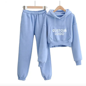 Vente en gros pas cher Vêtements de sport courts d'hiver Gym Training Fitness Workout Femmes Capuche Anti-Pilling 100% Coton Personnalisé - Product Image 4