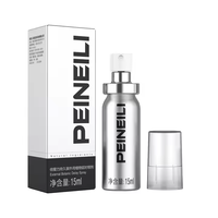 A306 Peineili Spray sexuel masculin à base de plantes biologiques efficace avec PTFE pour retarder l'éjaculation, respectueux de la peau, 15 ml, pour hommes forts