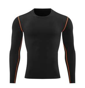 Camiseta de Compresión Deportiva de Manga Larga para Hombre, Secado Rápido, con Estampado por Sublimación, para Fútbol, Running, Protección contra Rozaduras - Product Image 1