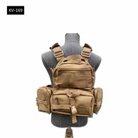 Rompi Taktis Molle Plate Carrier untuk Latihan Luar Ruangan dan Berburu