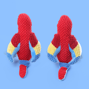 Manufacturer <strong>Wholesale</strong> Rope Tough Dog Chew <strong>Toys</strong> Red <strong>Parrot</strong> Dog Plush <strong>Toy</strong> Dog <strong>Toy</strong> - Product Image 4