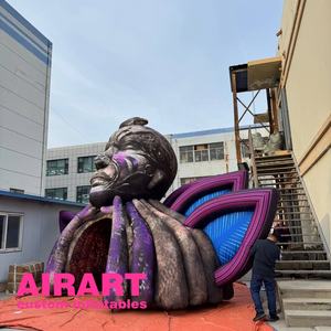 Zarif tanrıça şişme tünel, müzik festivali dekor şişme dj sahne standında su geçirmez tünel - Product Image 3