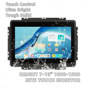 Độ sáng cao 7 8 10 15 <span class=keywords><strong>17</strong></span> 19 inch cảm ứng điện dung màn hình công nghiệp mở khung màn hình <span class=keywords><strong>LCD</strong></span> 1000 <span class=keywords><strong>nits</strong></span> <span class=keywords><strong>1500</strong></span> <span class=keywords><strong>nits</strong></span> ngoài trời mới - Product Image 2