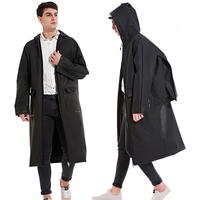 Veste de pluie imperméable pour adulte, taille L/XL, légère, non jetable, 100% EVA, personnalisable avec logo, avec fermeture éclair