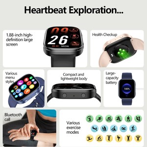 Nouvelle Montre Connectée Électronique 2026 Étanche pour <span class=keywords><strong>Apple</strong></span> avec Moniteur de Fréquence Cardiaque, Suivi du Sommeil et Suivi d'Activité Sportive - Product Image 3