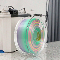 Filament d'imprimante 3D YAFONA YN-P36072 Rainbow PLA 1,75 mm pour imprimantes FDM 200C