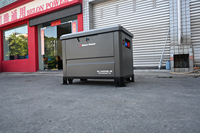 Générateur silencieux 14 kW 2 cylindres GNC ATS à démarrage automatique, double enveloppe, AVR, OEM ODM pour service continu