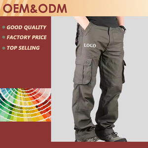 Pantalon <span class=keywords><strong>de</strong></span> jogging élastique cargo pour hommes, multi-poches, pour la <span class=keywords><strong>chasse</strong></span>, la randonnée, usage décontracté, respirant, mi-durable - Product Image 1