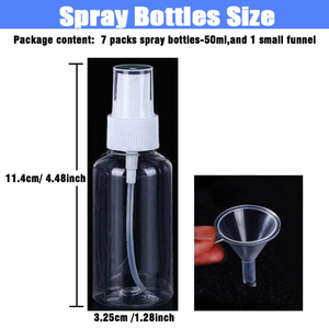 Wholesale PET Fine Mist Screw Cap <b>Empty</b> Plastic <b>Spray</b> <b>Bottles</b> with Screen Printing Cosmetic Use Various Sizes - Product Image 2