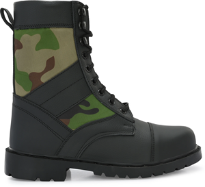 Wholesale Genuine Leather High Top Boots for Men Rugged Durable Lace Up Footwear with Anti Slip Sole Suitable for Hiking Riding - Product Image 3