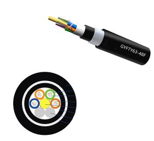 FCJ Cable No Blindado GYFTY Cable De Fibra Optica De Tubo De Suelto Trenzado De Nucleo GYFTY 4-144 Cable - Product Image 2