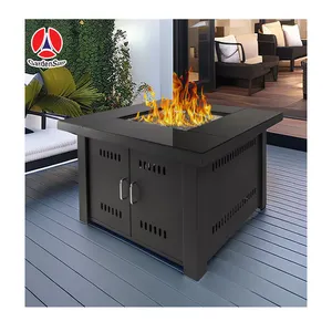Vendita calda fabbrica diretta propano o gas butano acciaio inossidabile nero marrone moderno pozzo del fuoco//
