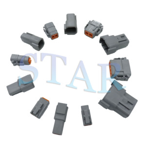 2 3 4 6 8 12 Pin DTM Seri Mobil Tahan Air Steker Kawat Deutsch Otomotif Konektor Listrik Laki-laki Perempuan DTM04-2P DTM06-2S - Product Image 2
