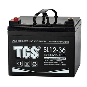 TCS SL12-36, 12 Вольт, 36 А · ч, лучшая электрическая глубокая аккумуляторная батарея для Rv-типов аккумуляторных батарей, герметичные свинцово-кислотные батареи - Product Image 1