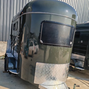 โรงงาน HERUI ผลิตและจำหน่ายรถพ่วงบรรทุกม้า 2 ตัว แบบตรงตามมาตรฐานออสเตรเลีย  ผลิตตามสั่ง  เหล็กชุบสังกะสีแบบจุ่มร้อน  แบบสองเพลา พร้อมเบรกไฟฟ้า - Product Image 3