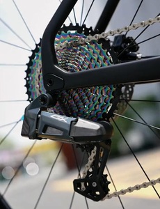 Bicicleta de Carretera Gravel V1 13s Inalámbrica de Fibra de Carbono Xc, 45cm 48cm 51cm 54cm con Frenos de Disco para Adultos Gravel-v1, Wheeltop Gex-13s, Hydr Disc - Product Image 6