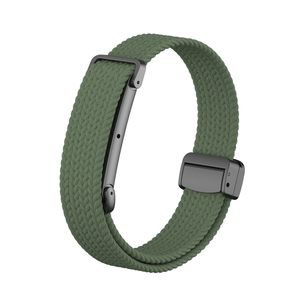 OEM Stepless Adjustable Stretchy <b>Braided</b> Nylon Band Magnetic Buckle Compatible with Fitbit Air - Product Image 2