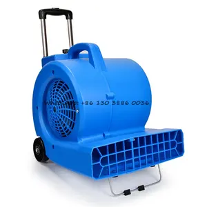 Industrial High Quality 850W Strong Wind 3 Speed Floor Dryer Fan Blower Electric Mobile Wheel Carpet Air Blower for Hotel