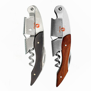 Nan Nhân Dân tệ w201 đôi bản lề <span class=keywords><strong>Sommelier</strong></span> biểu tượng tùy chỉnh sacacorcho rượu vang mở Rose gỗ xử lý rượu vang corkscrew - Product Image 2