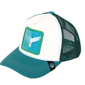 Casquettes de sport à visière pré-courbée à 5 panneaux sur mesure, dos en maille, vente en gros avec logo brodé 3D, casquettes de camionneur - Product Image 1