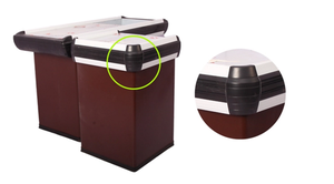 Equipo de Supermercado, Mostradores de Caja, Mostrador de Caja para Tienda de Abarrotes, Mostrador de Caja de Acero - Product Image 4