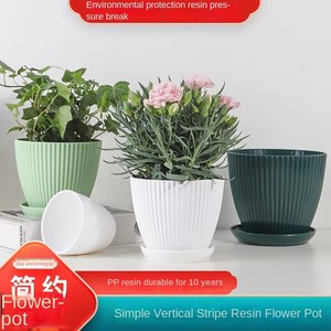<span class=keywords><strong>Grand</strong></span> pot de plantes d'intérieur/extérieur minimaliste moderne avec <span class=keywords><strong>bac</strong></span> de drainage comprenant un support pour plantes d'intérieur-pour application dans le jardin - Product Image 6