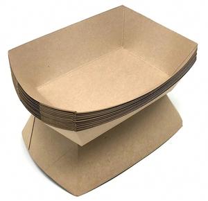 Envases para llevar para restaurantes de fabricante vietnamita, bandeja desechable de papel para servir alimentos - Product Image 2