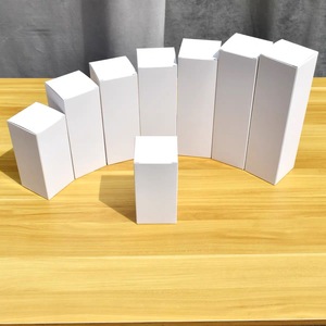 Cosméticos en blanco Tarjeta blanca pura caja de papel producto de maquillaje general embalaje caja blanca embalaje cajas negras blancas sin impresión - Product Image 4