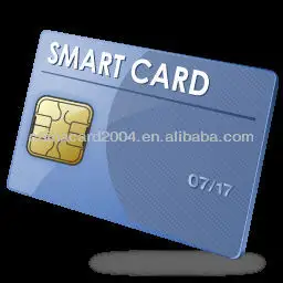 Puce Fm4442 personnalisée vierge RFID Contact Smart Ic Card pour cartes de paiement