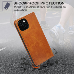 Custodia in pelle con chiusura magnetica e portafoglio <span class=keywords><strong>per</strong></span> <span class=keywords><strong>iPhone</strong></span> 17 Air 16 Pro Max 15 16e con protezione NFC - Product Image 3