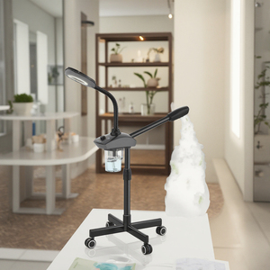 2 Trong 1 Mặt Vaporizer Mag Ánh Sáng Chuyên Nghiệp Ion Ozone Hấp Hương Thơm Vòi Phun LED Magnifying Đèn Mặt Hấp - Product Image 1