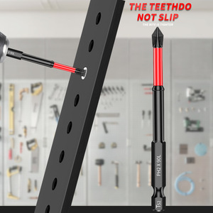 Guest Quality PH2 Impact Screwdriver Bit 90mm S2 Steel Magnetic Anti Slip For Industrial Use - Product Image 1
