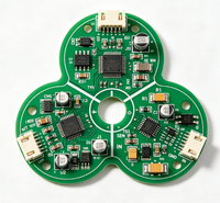 Circuit imprimé de phare LED automobile, PCB multicouche à impédance, PCBA Gerber personnalisé pour l'éclairage des véhicules